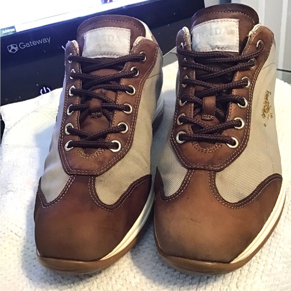 Prada Sneakers Wmns Sz 8 - Picture 2 of 12